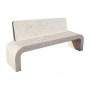 Panchina in cemento Clara 200x50x90