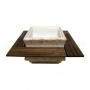 Panchina Elisea Wood cm160x160x65h