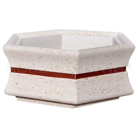 Fioriera esagonale Glicine L