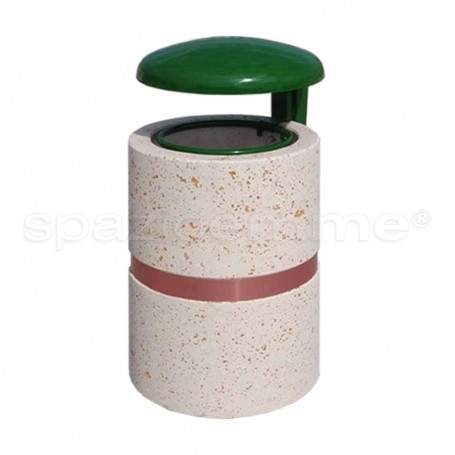Portarifiuti gettacarte Plutone R con tettuccio