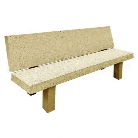 Panchina in cemento Lilia 200x70x85