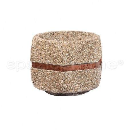 Fioriera in cemento Lobelia giallo orte