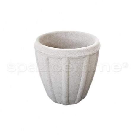 Vaso in graniglia Ciclamino M