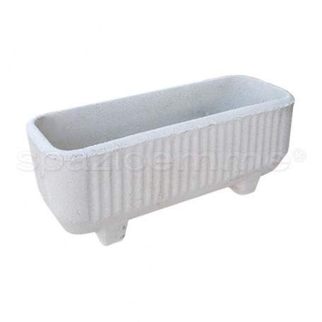 Vaso in graniglia Maggiorana XL cm100x33x38h SpazioEmme - 1
