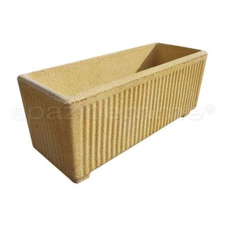 Vaso in graniglia Betulla L cm100x33x37h SpazioEmme - 1
