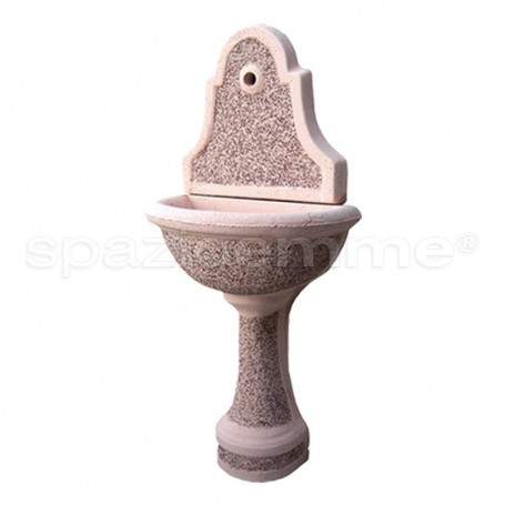 Fontana in cemento Bahira SpazioEmme rosa