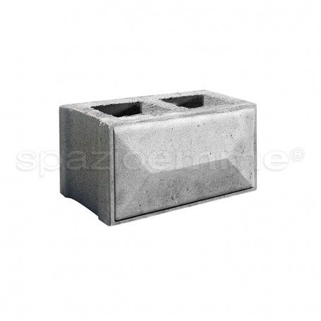 Blocco in cemento Diamante una faccia