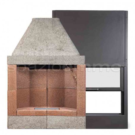 Universale 100 Exclusive refrattario liscio con vetro