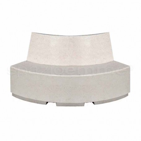 Panchina in cemento Irina cm200x60x85h