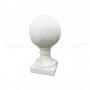 Terminale Sfera 30 bianco naturale