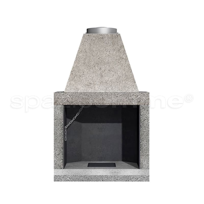 Frontale In Ghisa Per Caminetto, Elegante E Durevole - 460x400 Mm, Spessore 10 Mm