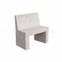 Panchina in cemento Layla cm100x50x90h
