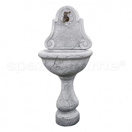 Fontana da giardino Karima anticato grigio