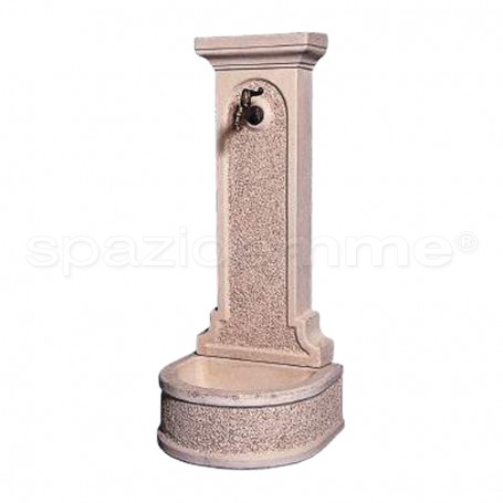 Fontana da giardino Urbana bocciardato rosa