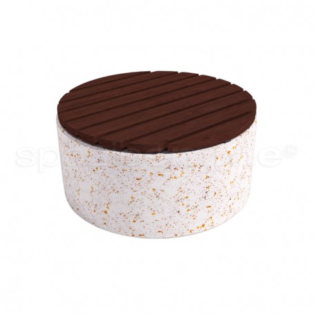 Panchina in cemento Sole Wood