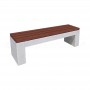 Panchina in cemento Tecla Wood 170x50x50