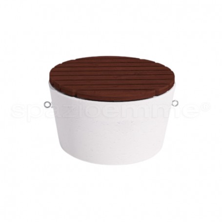 Panchina in cemento Daila S Wood