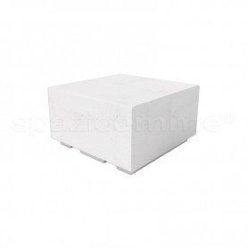 Panchina in cemento Clio M bianco pietra