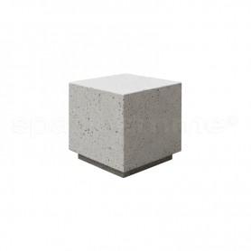 Panchina in cemento Zoe grigio pietra