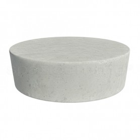 Panchina in cemento Daila L grigio pietra