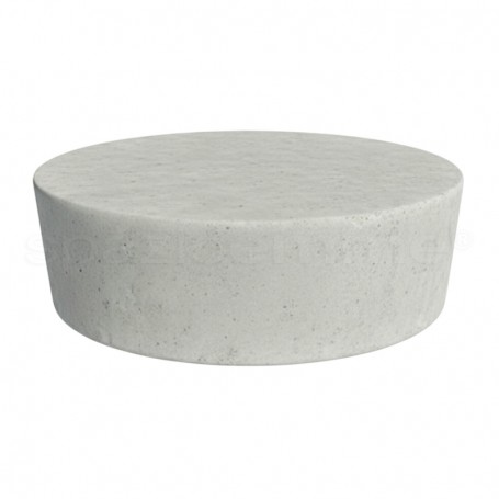 Panchina in cemento Daila L grigio pietra