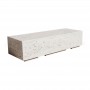 Panchina in cemento Elvia cm160x60x45h