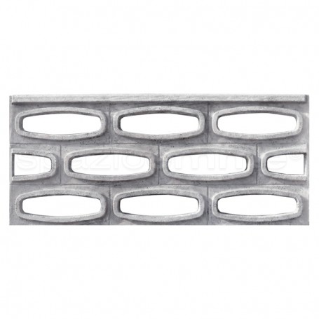 Pannello Belluno vibrato grigio