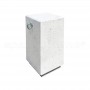 Dissuasore in cemento Iker 35x35x70 bianco pietra