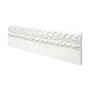 Cordolo in cemento Vimini 103x30 vibrato bianco