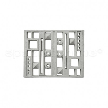 Pannello Aosta vibrato grigio