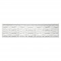 Lastra prefabbricato Alessandria 200x50 bianco