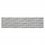 Lastra modello Livorno cm200x50h grigio