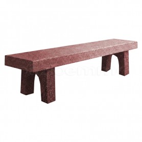 Panchina in cemento Nilde 200x40x45 marmocemento levigato