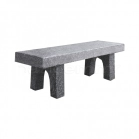 Panchina in cemento Leila cm150x40x45h marmocemento grigio