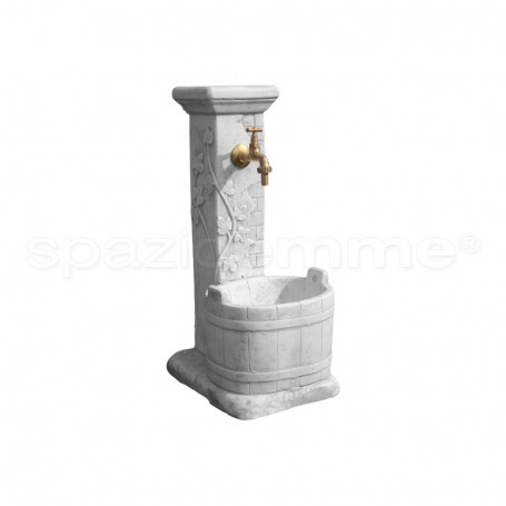 Fontana a colonna Katrin anticata grigio
