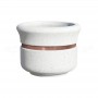 Fioriera Adenia cmØ90x70h bianco pietra