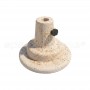 Base modello Cono 50 cmØ50x40h bianco travertino
