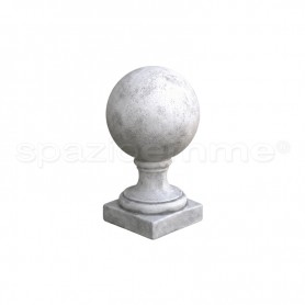 Terminale Sfera 22 anticato grigio