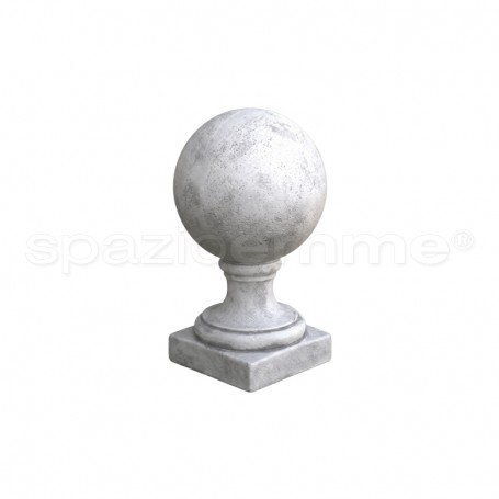 Terminale Sfera 22 anticato grigio