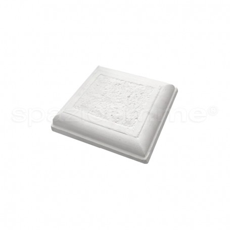 Bugna a Cuscino cm25x5x25h colato bianco