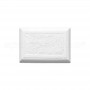 Bugna a Cuscino cm37,5x5x25h colato bianco frontale