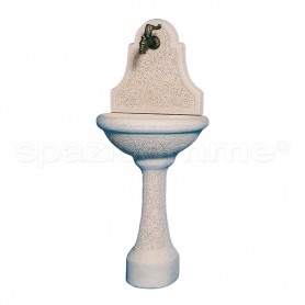 Fontana da giardino Aidha bocciardato rosa