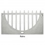 Pannello prefabbricato Imperia vibrato grigio retro