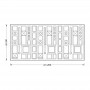 Pannello modello Ancona cm200x90h