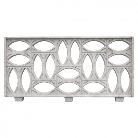Pannello Novara vibrato grigio