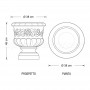 Vaso classico Girasole dimensioni