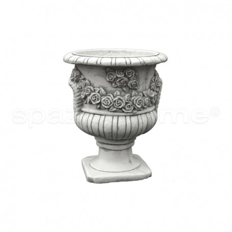 Vaso classico Cerfoglio anticato grigio