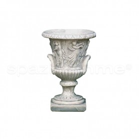 Vaso classico Clivia piccolo anticato grigio