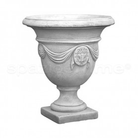 Vaso classico Loglio anticato grigio