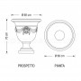 Vaso classico Loglio dimensioni